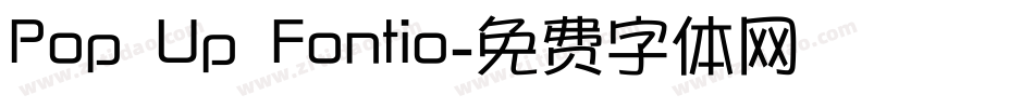 Pop Up Fontio字体转换